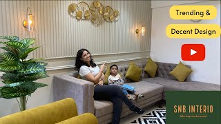 Trending amp Decent Design  3BHK Home Interior Design  Interior Design Ideas  Pune  BanerPashan [upl. by Eleira907]