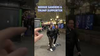 BERNIE SANDERS APPEARANCE😂 amp TRUMP SUPPORTER NYC 2024 PRESIDENTIAL ELECTION NEW YORK [upl. by Petronella]