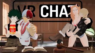 Off Brand Court Shoto was caught doing WHAT Vr Chat Skit [upl. by Atilrac185]