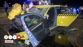 Lopott taxival okozott halálos balesetet egy drogos férfi az Árpád hídon [upl. by Nee]