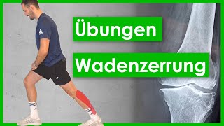 Wadenzerrung🦵Muskelfaserriss Übungen⎮RehaProgramm [upl. by Narot759]