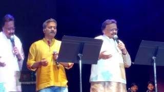 SPB 50 World Tour Detroit  S P B and S P B Charan sing Anbe Anbe [upl. by Ainadi238]