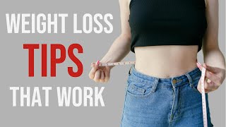 10 Weight Loss Tips That Made a BIG Difference to ME 2025 [upl. by Nosna]