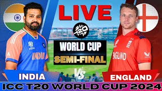 🔴 Live India vs England T20 World Cup Semi final Live Match Score  IND vs ENG Live match Today [upl. by Ratna]