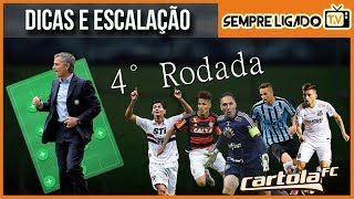 CARTOLA FC 2017  04 RODADA Escalando Time [upl. by Gerdy]