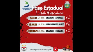 Guarapuava x Umuarama  3° Rodada Jogos Abertos Fase Estadual  Futsal Masculino [upl. by Rosemari]