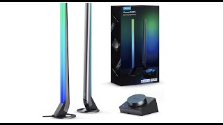 Govee RGBIC Wi Fi Gaming Light Bars with Smart Controller Review [upl. by Ilagam]