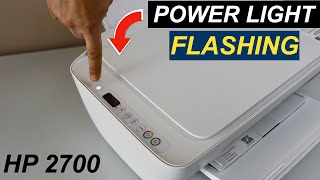 HP DeskJet 2700 Power Light Flashing [upl. by Dareg]