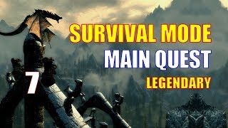 Skyrim Survival Mode Walkthrough MAIN QUEST 7 Battling Back to Windhelm Yngols Barrow [upl. by Ciro]