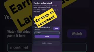 Earnings on Launchpad tapswap code today  from 100 to 10000 in a month Earnings on Launchpad [upl. by Jann]