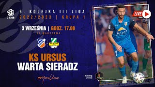 KS Ursus Warszawa vs Warta SIeradz  3 września 2022 r godz 1700 [upl. by Ultun]