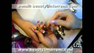 ONGLES EN ACRYLIQUE  LA LIGNE DU SOURIRE PARFAITE FRENCH CUTTER [upl. by Eiboj]