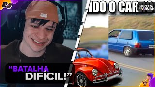 ARUAN REAGE FUSCA vs UNO PART 2 😈ZUEIRA INSANA  Cortes do Aruan [upl. by Ymmot]