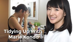 Tidying Up with Marie Kondo Master Bathroom 2019 Im Embarrassed 😩 [upl. by Reiche]