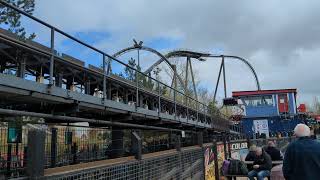 Stealth Roller Coaster Ride At Thorpe Park [upl. by Child439]