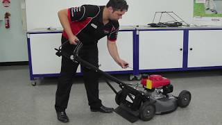 Honda HRC216 Lawnmower Set Up [upl. by Eiwoh]