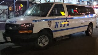 NYPD Emergency Fleet Slickback Van Parked By The 5th PCT In Chinatown Manhattan New York City [upl. by Nnaed969]