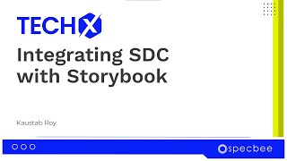 Integrating Single Directory Components SDC and Storybook in drupal  TECHX  SPECBEE [upl. by Bedelia286]