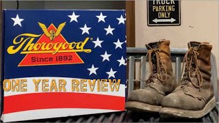 THOROGOOD BOOT ONE YEAR REVIEW DIESEL MECHANIC [upl. by Haimerej]