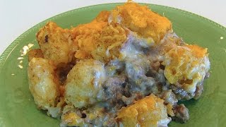 Bettys Ground Beef Tater Tot Casserole [upl. by Schurman]