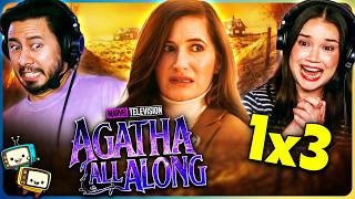 AGATHA ALL ALONG 1x3 Reaction  Marvel  Kathryn Hahn  Aubrey Plaza [upl. by Sauncho]