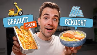 Cremige LachsZitronenPasta für unter 9€ 🤤  GEKAUFT GEGEN GEKOCHT mit maxxpane [upl. by Ecissej845]