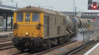 73201 quotBroadlandsquot amp 73202 arriving and departing Ashford International with RHTT 101124 [upl. by Patience]