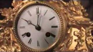 Stunning Antique French Ormolu Clock [upl. by Annahgiel]