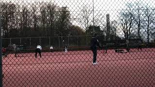 Eerste tenniswedstrijd [upl. by Pinckney44]