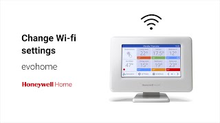 Change WiFi Settings on evohome [upl. by Aimej]