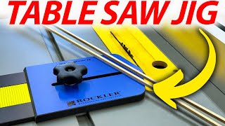 Rockler Thin Rip Table Saw Jig Review [upl. by Armington]