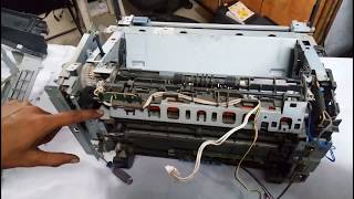 Hp M1005 laser printer Full dismantle Part 2 access to Fuser logic card power board [upl. by Mikaela931]