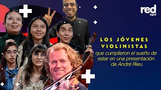 Jóvenes violinistas de Fontibón Bogotá cumplieron el sueño de conocer al gran ANDRÉ RIEU [upl. by Eerbua]