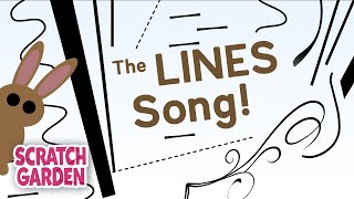 The Lines Song  Art Songs  Scratch Garden [upl. by Trahern]