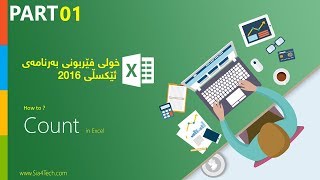 01 Learn Excel 2016 خولى فێربونى بەرنامەى ئێكسڵ [upl. by Pantheas]