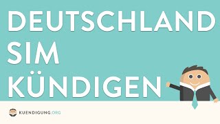 DeutschlandSIM kündigen  in genau 1 Minute erledigt [upl. by Ahsienad563]