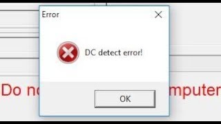 🚩 DC detect error [upl. by Shawn625]