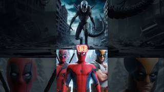 SpiderManDeadpoolWolverine vs Kraken vs Xenomorph vs WerewolfCrocodile Polar BearDragon [upl. by Aryc33]