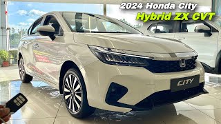 Honda City Hybrid ZX CVT 2024 Price amp Features ❤️ Honda City 2024 Top Model [upl. by Ivana]