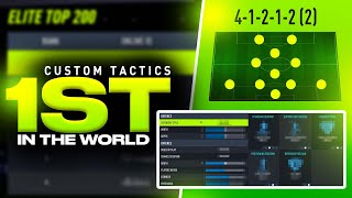 1ST IN THE WORLD POSTPATCH CUSTOM TACTICS 412122  FIFA 22 ULTIMATE TEAM [upl. by Nyrek]