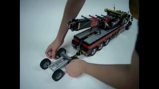 Lego Motorized Tow Truck 2 [upl. by Elkcim]