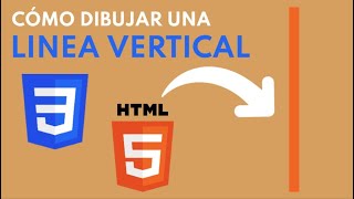 Cómo Crear una Linea Vertical con HTML y CSS [upl. by Alyos]