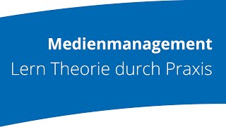 Reale Praxisprojekte statt purer Theorie Das MedienmanagementStudium in Mittweida [upl. by Ramsa]