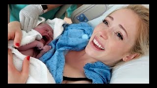 BEAUTIFUL HOSPITAL LIVE BIRTH VLOG INDUCTION  Janna and Braden Family Baby Girl Birth Story [upl. by Zelde]