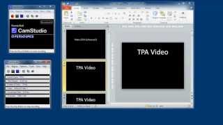 Use Camstudio To Record a PowerPoint Presentation [upl. by Tia]