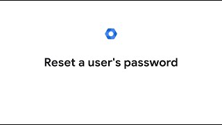 Reset a users password [upl. by Salomon]