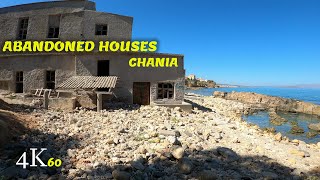 Chania This Was Unexpected  Abandoned houses over the sea wave in Chania of Crete [upl. by Lletnwahs559]