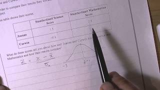 Standardised Scores  Z Values  Normal Distribution [upl. by Burck]