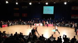 Evgeny VinokurovChristina Luft Samba Finale Deutsche Meisterschaft S Latein 2014 [upl. by Nyrret]