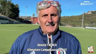 GIOVANILI  Il punto sullU17  Intervista V Nunziata  D Tronca  CampobassoOAgnone 110 [upl. by Concoff]